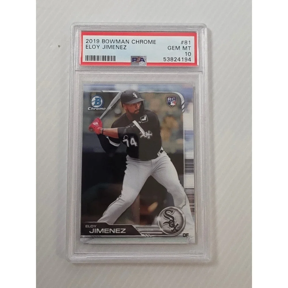 Bowman Chrome Eloy Jimenez Rookie Card PSA 10 Multi Excellent #81